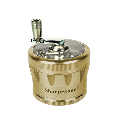 SharpStone® V2 Clear Top 4 Piece Hand Crank Grinder